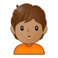 🙎🏽 Emoji Persona Haciendo Pucheros: Tono De Piel Medio en Samsung One UI 2.5.