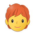 Emoji 🧑‍🦰 Persona: Capelli Rossi su Samsung One UI 2.5.