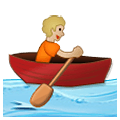 🚣🏼 Emoji Person im Ruderboot: mittelhelle Hautfarbe Samsung One UI 2.5.