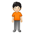 🧍🏻 Emoji Persona De Pie: Tono De Piel Claro en Samsung One UI 2.5.