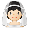 Émoji 👰🏻 Personne Mariée Avec Voile : Peau Claire sur Samsung One UI 2.5.