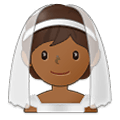 👰🏾 Emoji Person mit Schleier: mitteldunkle Hautfarbe Samsung One UI 2.5.