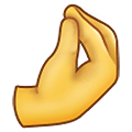 🤌 Emoji Dedos pellizcados en Samsung One UI 2.5.