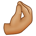 🤌🏼 Emoji zusammengedrückte Finger: mittelhelle Hautfarbe Samsung One UI 2.5.
