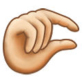 🤏🏻 Emoji Wenig-Geste: helle Hautfarbe Samsung One UI 2.5.
