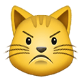 😾 Emoji schmollende Katze Samsung One UI 2.5.