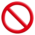 Émoji 🚫 Symbole D’interdiction sur Samsung One UI 2.5.