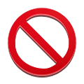 🛇 Emoji Schild „Verboten“ Samsung One UI 2.5.