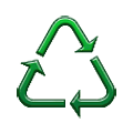 ♺ Emoji Recycling-Symbol für allgemeine Materialien Samsung One UI 2.5.