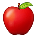 Émoji 🍎 Pomme Rouge sur Samsung One UI 2.5.