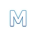 🇲 Emoji Indicador regional Símbolo Letra M Samsung One UI 2.5.