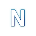 🇳 Emoji Letra do símbolo indicador regional N na Samsung One UI 2.5.