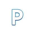 🇵 Emoji Indicador regional símbolo letra P en Samsung One UI 2.5.