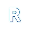 🇷 Emoji Indicador regional símbolo letra R en Samsung One UI 2.5.