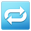 Emoji 🔁 Pulsante Di Ripetizione Della Riproduzione su Samsung One UI 2.5.