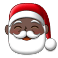 Emoji 🎅🏿 Babbo Natale: Carnagione Scura su Samsung One UI 2.5.