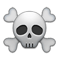 ☠️ Emoji Totenkopf mit gekreuzten Knochen Samsung One UI 2.5.
