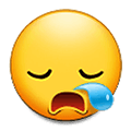😪 Emoji Rosto Sonolento na Samsung One UI 2.5.