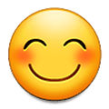 😊 Emoji Rosto Sorridente Com Olhos Sorridentes na Samsung One UI 2.5.