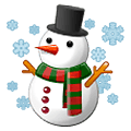☃️ Emoji Muñeco De Nieve Con Nieve en Samsung One UI 2.5.