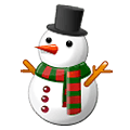 ⛄ Emoji Schneemann ohne Schneeflocken Samsung One UI 2.5.