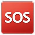 Émoji 🆘 Bouton SOS sur Samsung One UI 2.5.