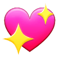 Emoji 💖 Cuore Che Luccica su Samsung One UI 2.5.