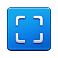 ⛶ Emoji Área de quatro cantos  na Samsung One UI 2.5.