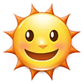 🌞 Emoji Sol Con Cara en Samsung One UI 2.5.