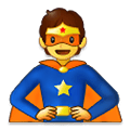 Émoji 🦸 Super-héros sur Samsung One UI 2.5.