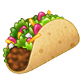 Emoji 🌮 Taco su Samsung One UI 2.5.