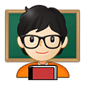 Emoji 🧑🏻‍🏫 Insegnante: Carnagione Chiara su Samsung One UI 2.5.