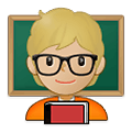 🧑🏼‍🏫 Emoji Profesor: Tono De Piel Claro Medio en Samsung One UI 2.5.