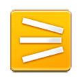 Emoji ⚞ Tre linee convergenti a destra su Samsung One UI 2.5.
