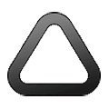 🛆 Emoji Triângulo com cantos arredondados  na Samsung One UI 2.5.