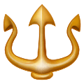🔱 Emoji Emblema De Tridente en Samsung One UI 2.5.