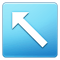 ↖️ Emoji Flecha Hacia La Esquina Superior Izquierda en Samsung One UI 2.5.