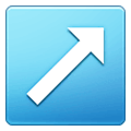↗️ Emoji Flecha Hacia La Esquina Superior Derecha en Samsung One UI 2.5.