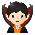 🧛🏻 Emoji Vampiro: Tono De Piel Claro en Samsung One UI 2.5.