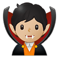 Emoji 🧛🏼 Vampiro: Carnagione Abbastanza Chiara su Samsung One UI 2.5.