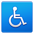 Emoji ♿ Simbolo Della Disabilità su Samsung One UI 2.5.