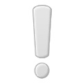 ❕ Emoji weißes Ausrufezeichen Samsung One UI 2.5.
