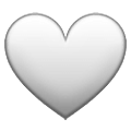 Emoji 🤍 Cuore Bianco su Samsung One UI 2.5.