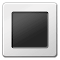 Emoji 🔳 Tasto Quadrato Nero Con Bordo Bianco su Samsung One UI 2.5.