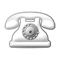 Emoji ☏ Telefono bianco su Samsung One UI 2.5.