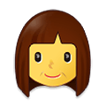 Émoji 👩 Femme sur Samsung One UI 2.5.