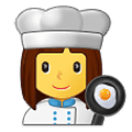 👩‍🍳 Emoji Cocinera en Samsung One UI 2.5.