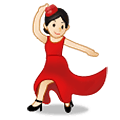 💃🏻 Emoji Mujer Bailando: Tono De Piel Claro en Samsung One UI 2.5.