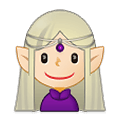 🧝🏻‍♀️ Emoji Elfa: Pele Clara na Samsung One UI 2.5.