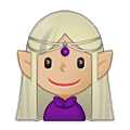 🧝🏼‍♀️ Emoji Elfa: Pele Morena Clara na Samsung One UI 2.5.